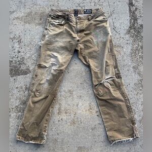 KÜHL Outdoor Pants – Tan Hiking/Workwear Stretch Canvas (36x32)